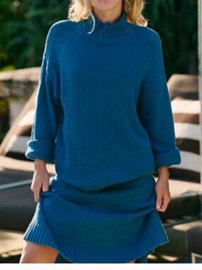 Free people Asher sweater skirt set